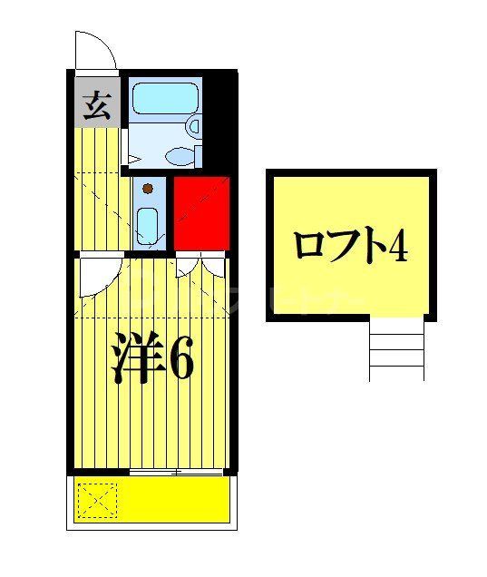 船橋市北本町のアパートの間取り