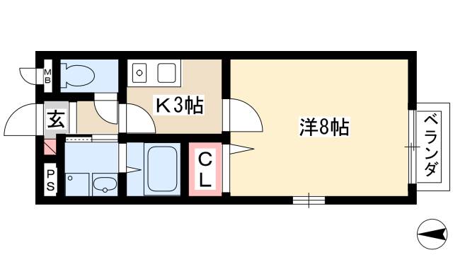 フレーシュ西春の間取り