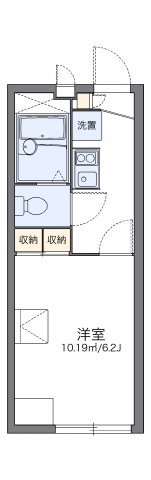 北九州市小倉北区足原のアパートの間取り