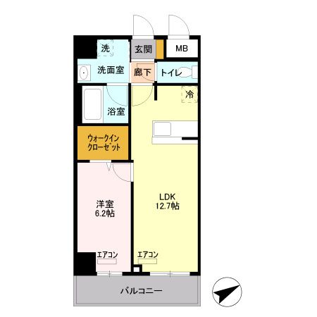 志木市本町のマンションの間取り