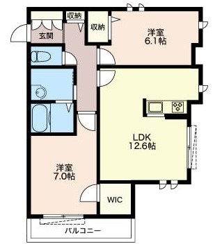 アルディア新宿の間取り