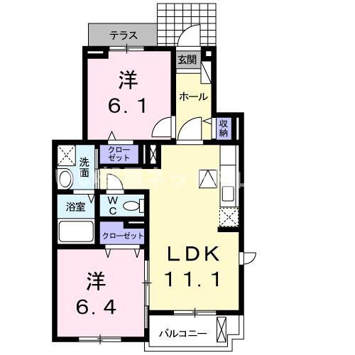 アンジュ・クレールの間取り