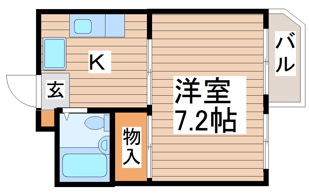 コーポ小林の間取り