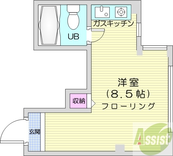 シュペールシャトーの間取り