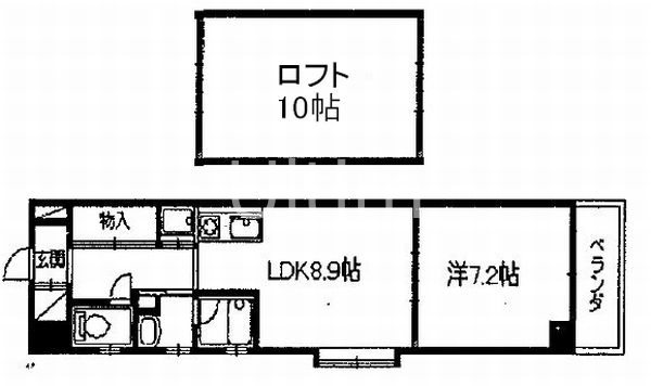 アヴィ四条の間取り