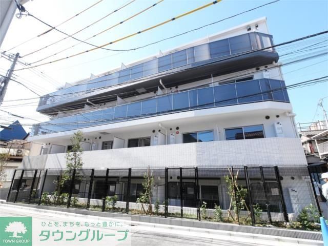 【大田区羽田のマンションの建物外観】