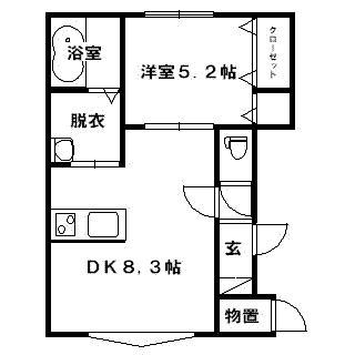 ノヴェル５１Ａ・Ｂの間取り