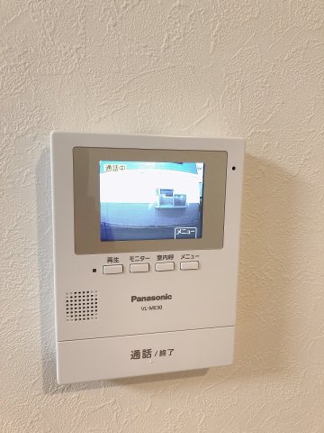 セキュリティ　防犯設備カラーTVモニターホン