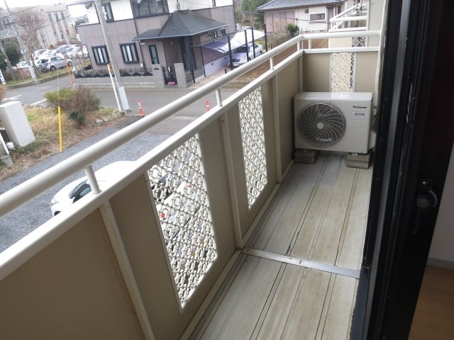 バルコニー　日当たり良好です。