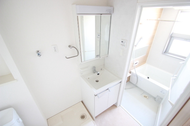 洗面設備　他号室の写真です