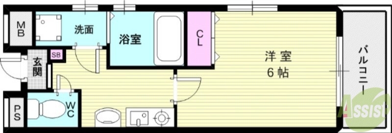 アビデ西町の間取り