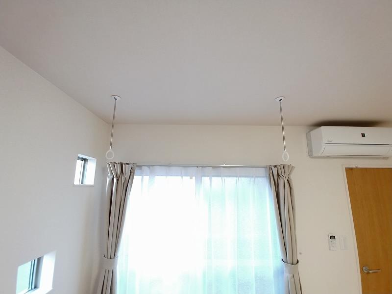 その他部屋・スペース　室内物干もあります。