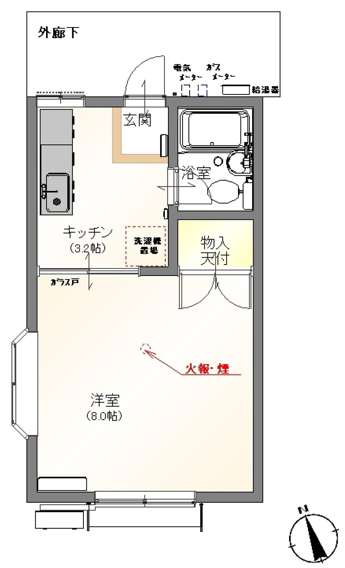 ソシヤールハイツB_間取り_0