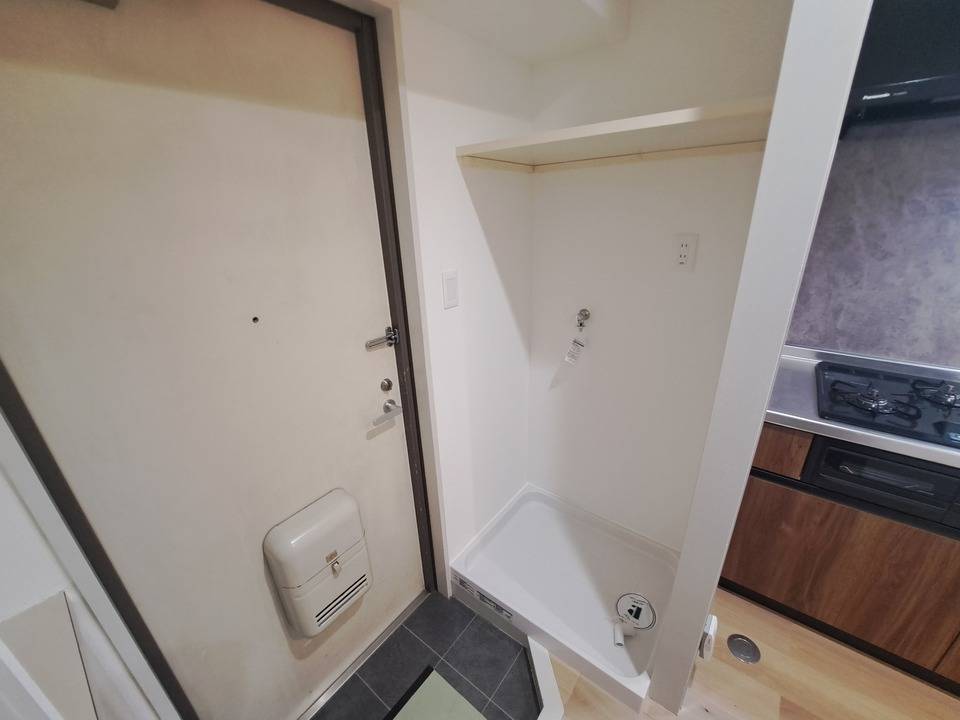 洗面設備　洗濯機置場