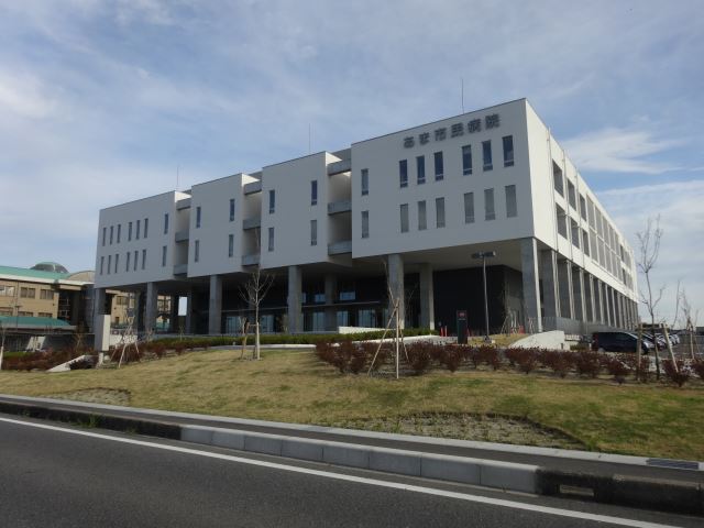 病院　あま市民病院（病院）まで1m