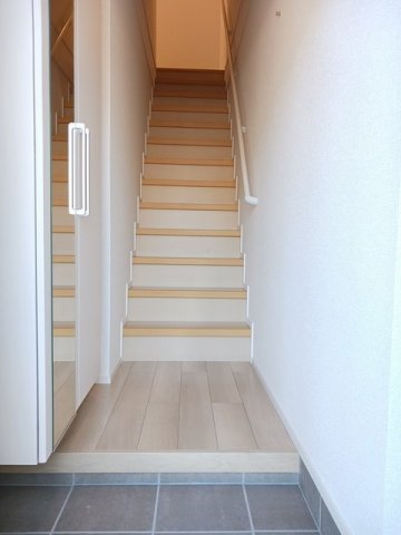 玄関　明るい玄関です