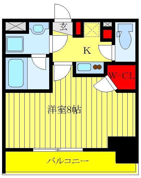 パークキューブ新板橋の間取り写真