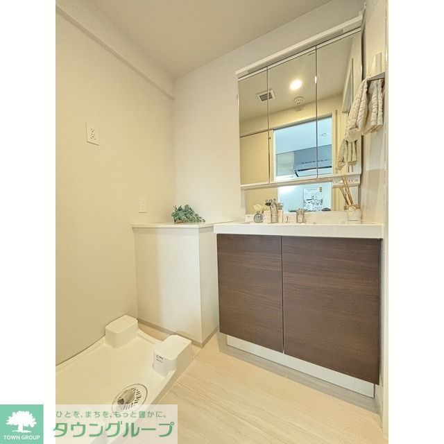 洗面設備　家具・家電の備え付けはありません