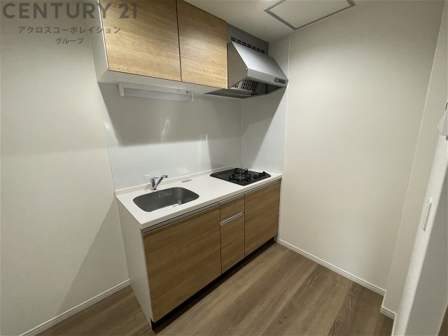 キッチン　２口ガスコンロ付きのシステムキッチンです！