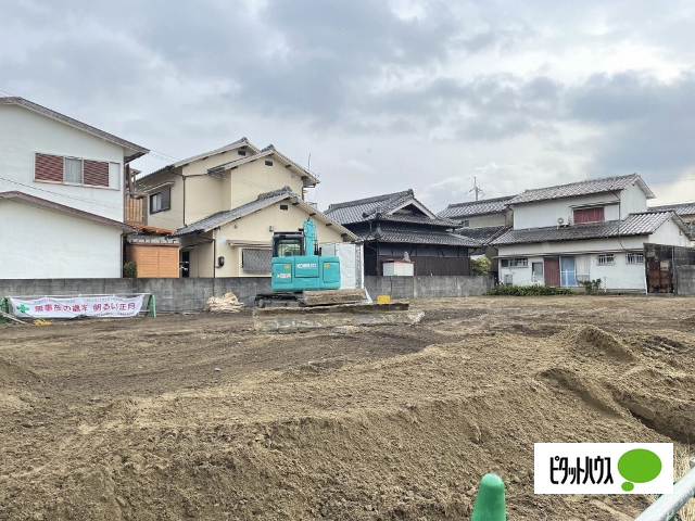 エントランス　建築中