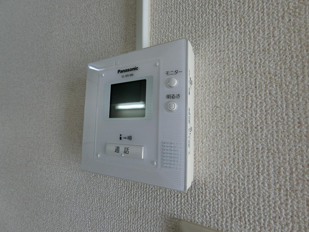 セキュリティ　ＴＶモニター付きインターホンでセキュリティー◎
