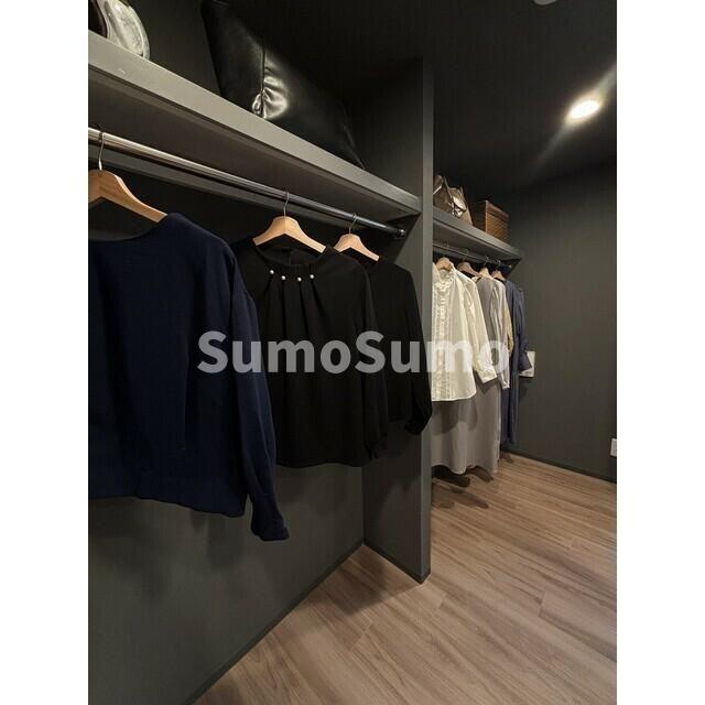 収納　たっぷりとした収納スペースです