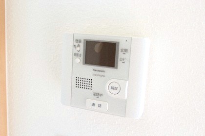 セキュリティ　モニター付きインターホンです♪