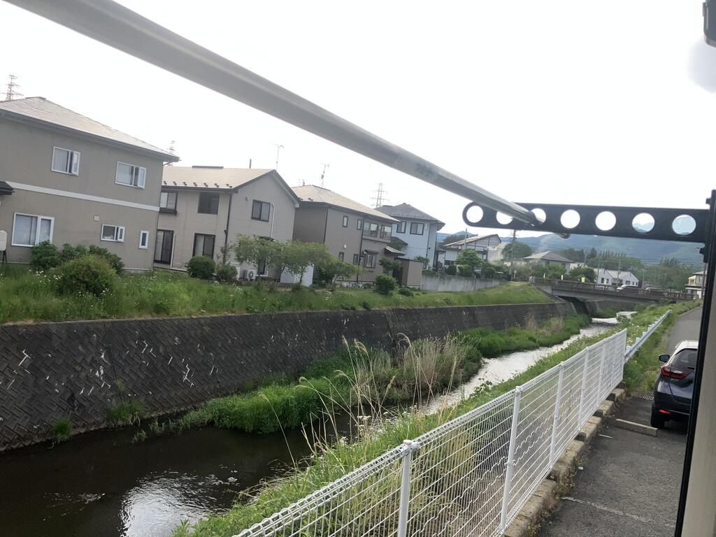 バルコニー　外部物干し