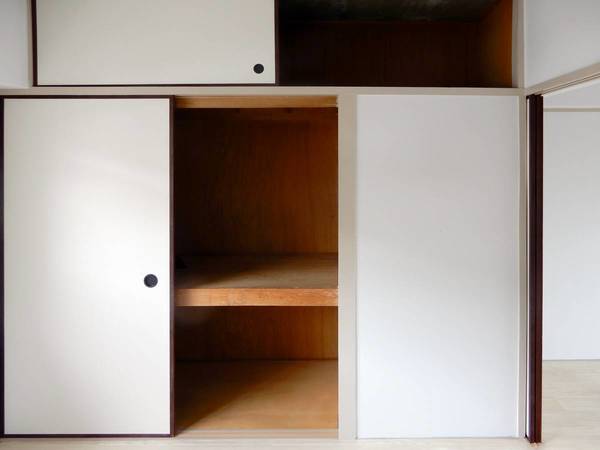 収納　モデルルームの写真です