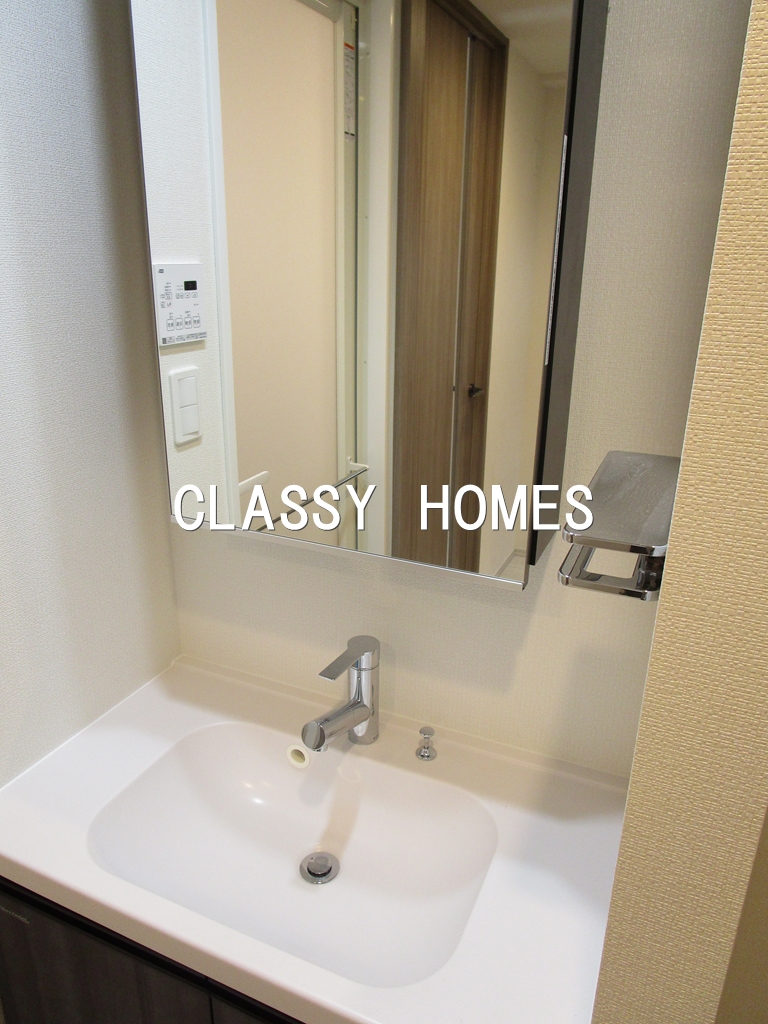 洗面設備　2022年竣工　クレイシアアイズ三田：洗面台