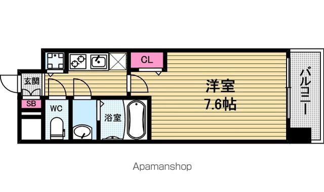 プレサンス松屋町駅前デュオの間取り写真