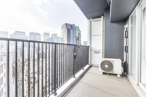 バルコニー　お洗濯にも便利なバルコニー付き