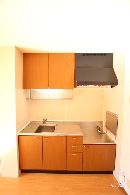 キッチン　ガスコンロ設置可能のキッチン