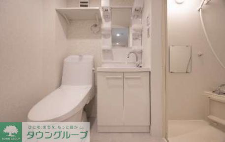 洗面設備　同施工例