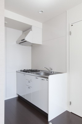 キッチン　2口コンロ・手元照明付キッチン