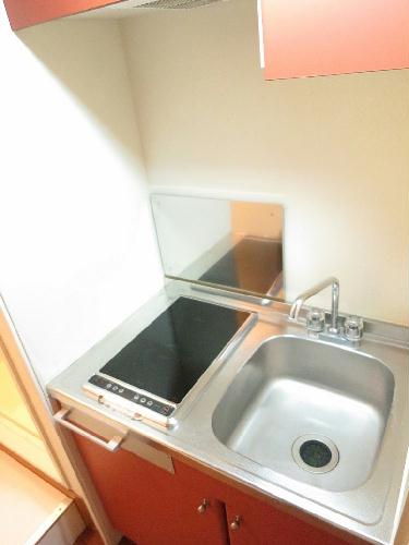 キッチン　2口電気コンロ