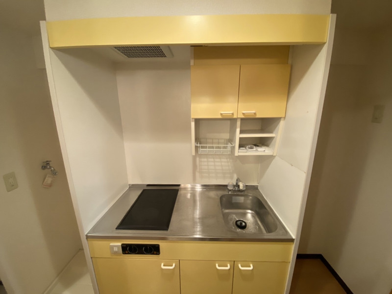 キッチン　214号室の写真です