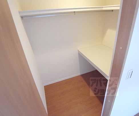 収納　ウォークインクローゼットです。