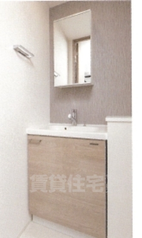 洗面設備　完成予想図