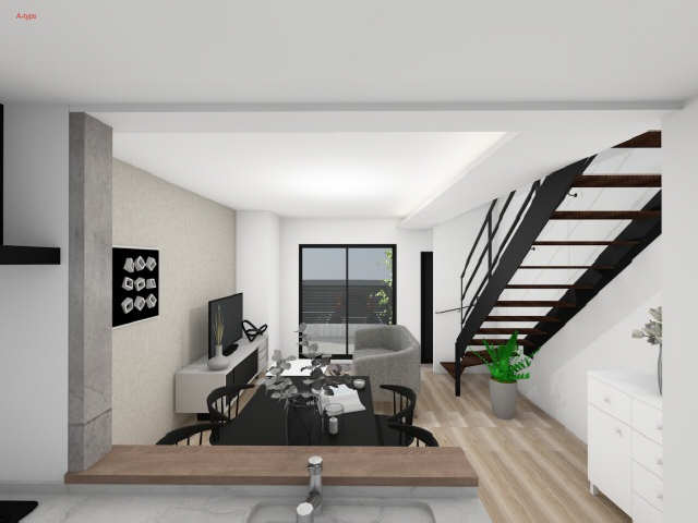 居室・リビング　画像内の家具家電はCG加工しており物件に付帯されません。