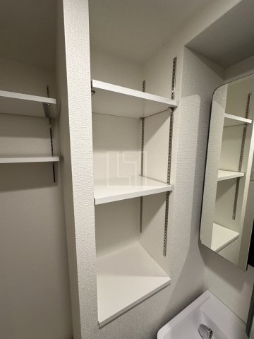 収納　セレニテ難波グランデノール　洗面所物置