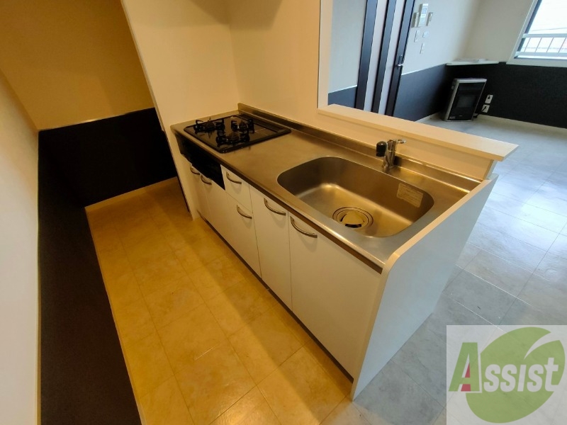 キッチン　グリルもついているのでお魚も焼けますよ～