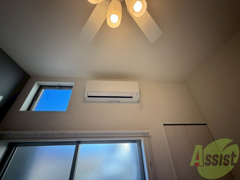その他設備　エアコンも設置されております。毎日の暮らしが快適になりますね