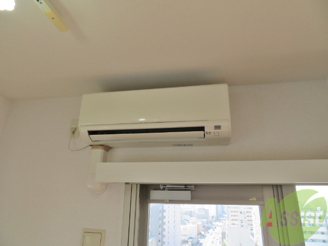 その他設備　エアコンがあらかじめついてます。夏も冬も快適ですよ。