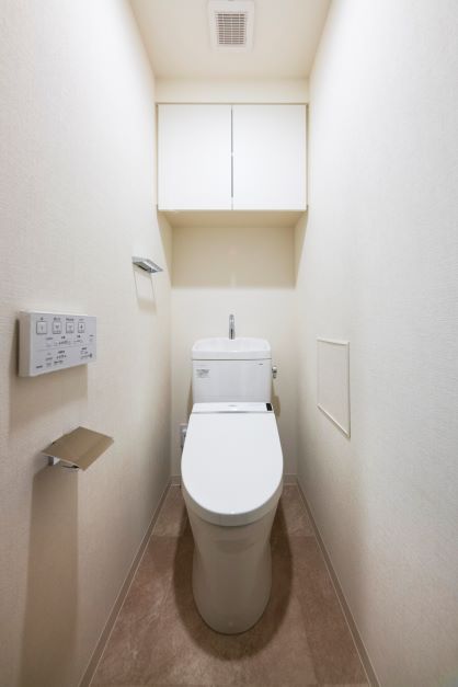 トイレ　ゆったりとした空間のトイレです