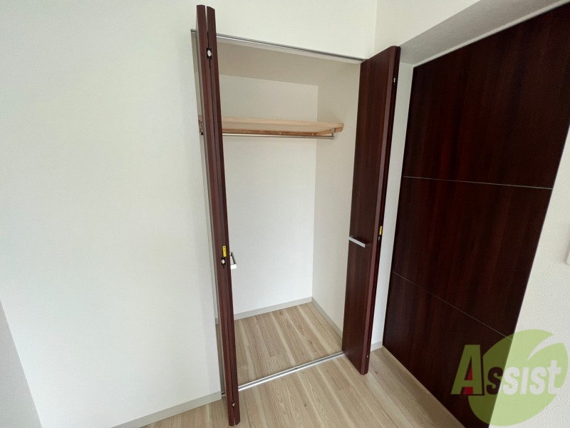 収納　クローゼットがありました。お洋服や荷物はここへ