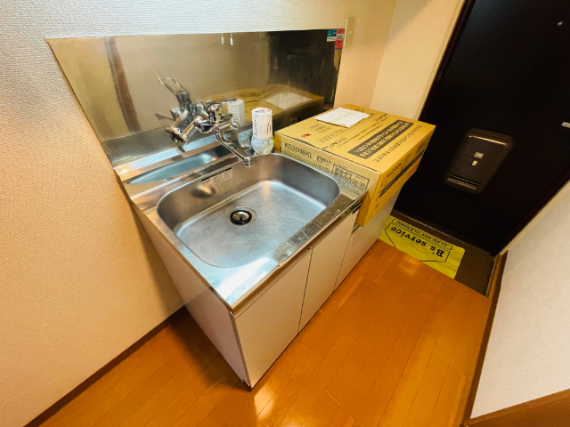 キッチン　ガスコンロ設置可能