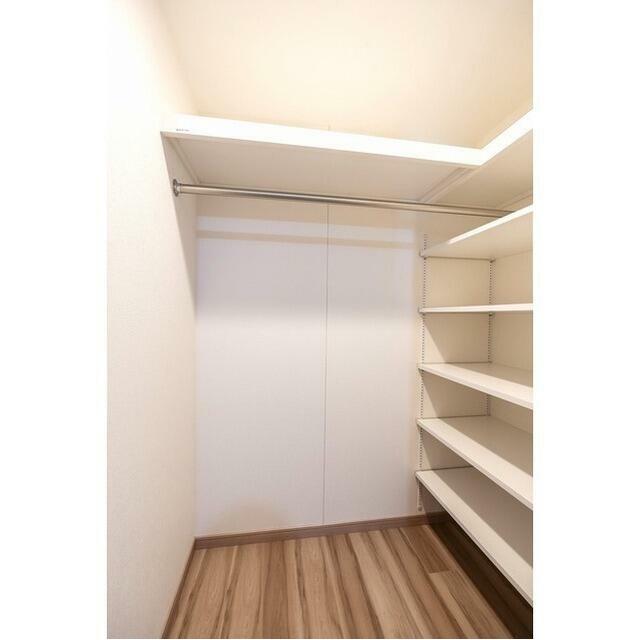 収納　ウォークインクローゼット完備。