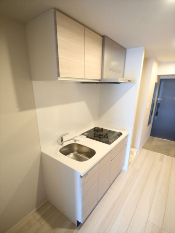 キッチン　システムキッチン2口コンロ付