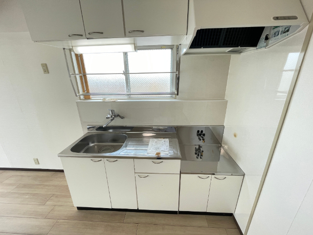 キッチン　ガスコンロ設置可能キッチンです